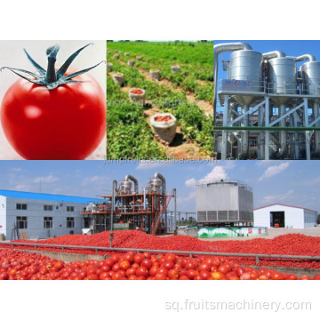 Linja e përpunimit të bllokimit të domates me efikasitet të lartë/reçel frutash